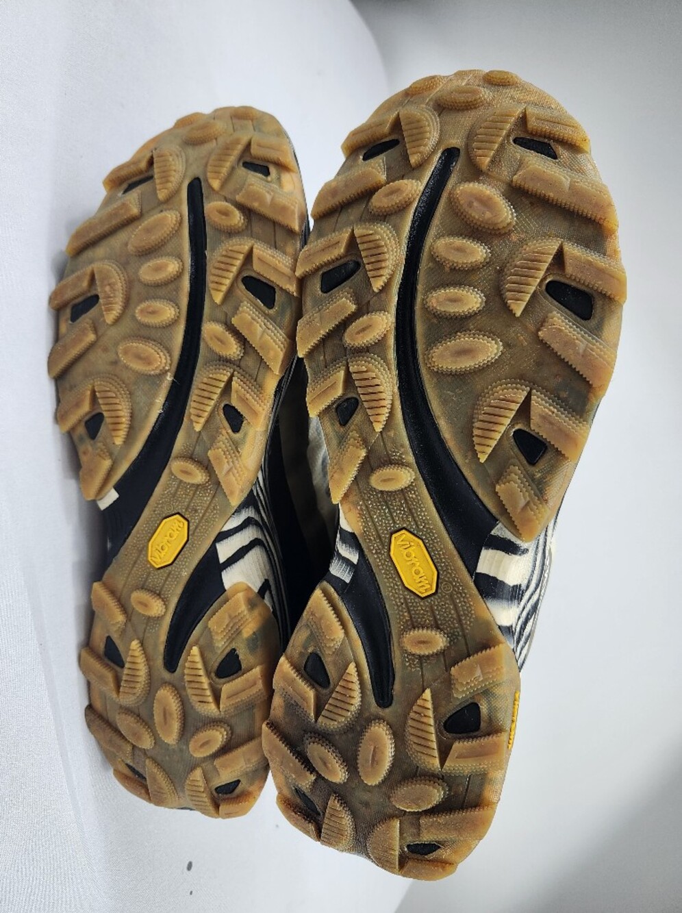 Merrell Moab Speed Men’s Trail Shoes - Black, Tan & Gray Size 12 - Picture 7 of 9